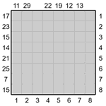 kksu8_2_010 Какурасу 8х8 #10 средний