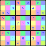sdj_9_1_034 Судоку-мозаика 9х9 #34 легкий