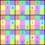 sdj_9_1_037 Судоку-мозаика 9х9 #37 легкий