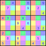 sdj_9_2_031 Судоку-мозаика 9х9 #31 средний