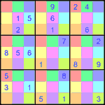 sdj_9_2_037 Судоку-мозаика 9х9 #37 средний