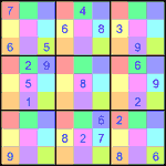 sdj_9_2_039 Судоку-мозаика 9х9 #39 средний