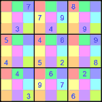 sdj_9_3_034 Судоку-мозаика 9х9 #34 трудный