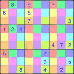 sdj_9_3_039 Судоку-мозаика 9х9 #39 трудный