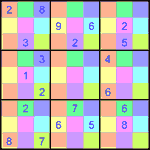sdj_9_4_037 Судоку-мозаика 9х9 #37 очень трудный