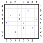 sky_8_3_10 “Небоскребы” 8х8 #10 трудный
