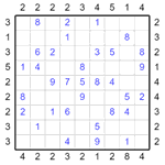 sky_9_1_07 “Небоскребы” 9х9 #7 легкий