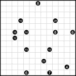 shik13_1_006 “Квадраты” 13х13 #6 легкий