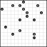 shik13_1_007 “Квадраты” 13х13 #7 легкий