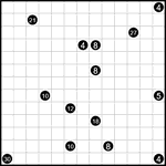 shik13_1_008 “Квадраты” 13х13 #8 легкий