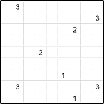 lh9_3_006 Маяки 9х9 #6 трудный