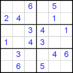 Судоку 6х6 #5 средний