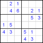 Судоку 6х6 #6 средний