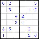 Судоку 6х6 #7 средний