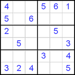 Судоку 6х6 #9 средний