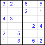 Судоку 6х6 #2 трудный