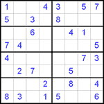 Судоку 8х8 #2 средний
