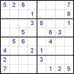 Судоку 8х8 #2 трудный
