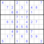 Судоку 9х9 #1 легкий