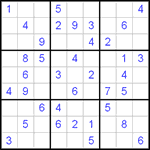Судоку 9х9 #9 легкий