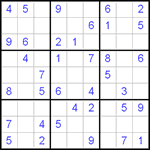 Судоку 9х9 #10 легкий