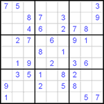 Судоку 9х9 #12 легкий