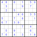 Судоку 9х9 #13 легкий