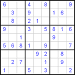 Судоку 9х9 #14 легкий