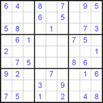 Судоку 9х9 #17 легкий