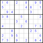 Судоку 9х9 #20 легкий