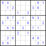 Судоку 9х9 #23 легкий