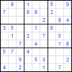 Судоку 9х9 #24 легкий
