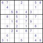 Судоку 9х9 #26 легкий