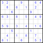 Судоку 9х9 #27 легкий