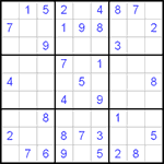 Судоку 9х9 #30 легкий