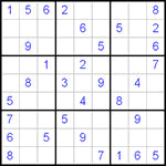 Судоку 9х9 #32 легкий