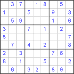 Судоку 9х9 #42 легкий
