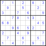 Судоку 9х9 #44 легкий