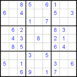 Судоку 9х9 #45 легкий