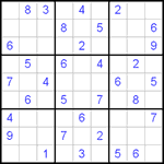 Судоку 9х9 #48 легкий