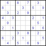Судоку 9х9 #51 легкий