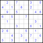 Судоку 9х9 #54 легкий