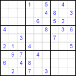 Судоку 9х9 #60 легкий