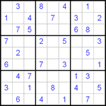 Судоку 9х9 #63 легкий