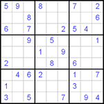 Судоку 9х9 #71 легкий