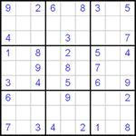 Судоку 9х9 #76 легкий