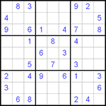 Судоку 9х9 #91 легкий