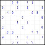 Судоку 9х9 #101 легкий