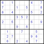 Судоку 9х9 #106 легкий