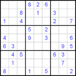 Судоку 9х9 #108 легкий